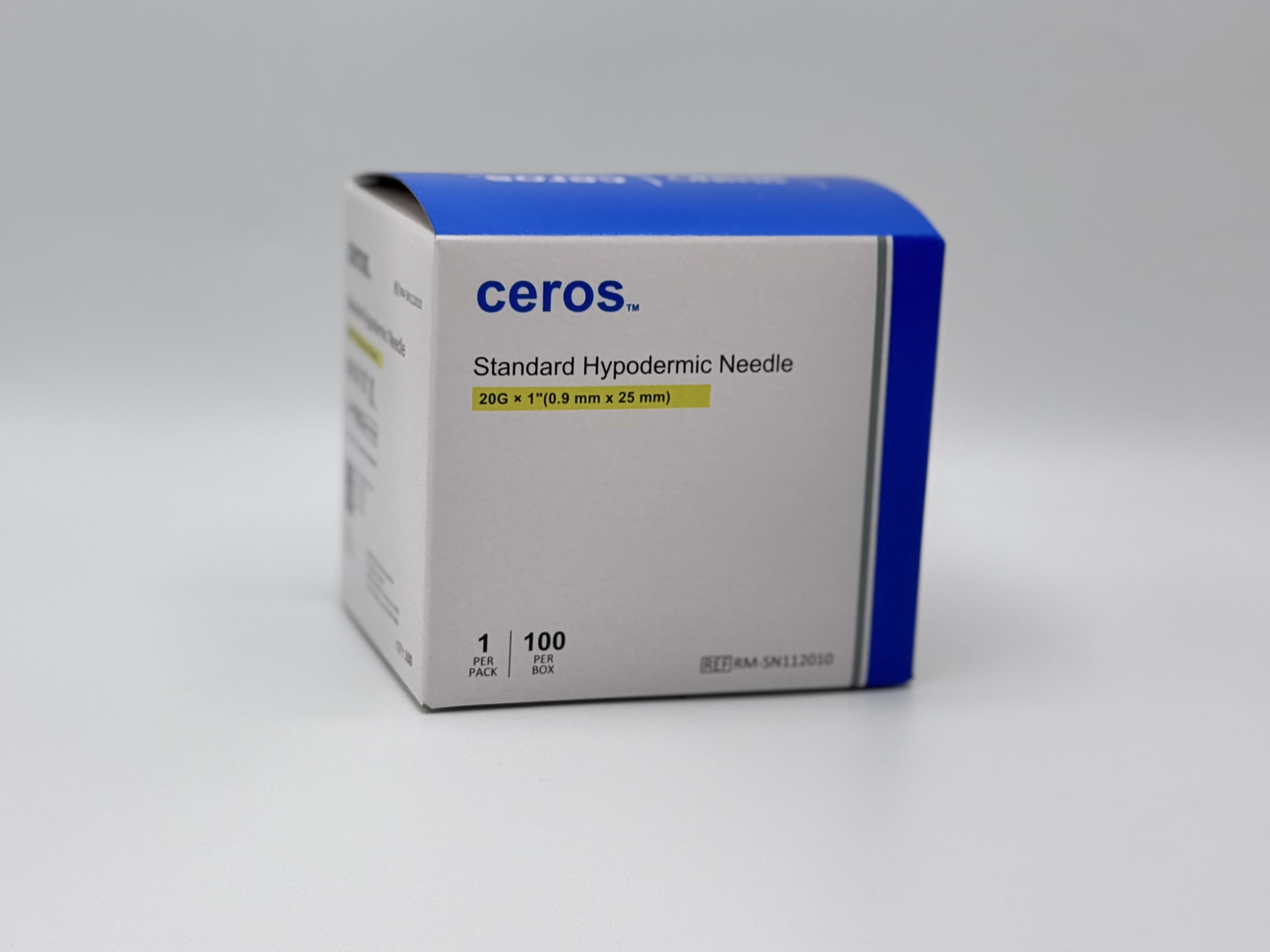 Ceros Standard Hypodermic Needle, 20 G x 1"