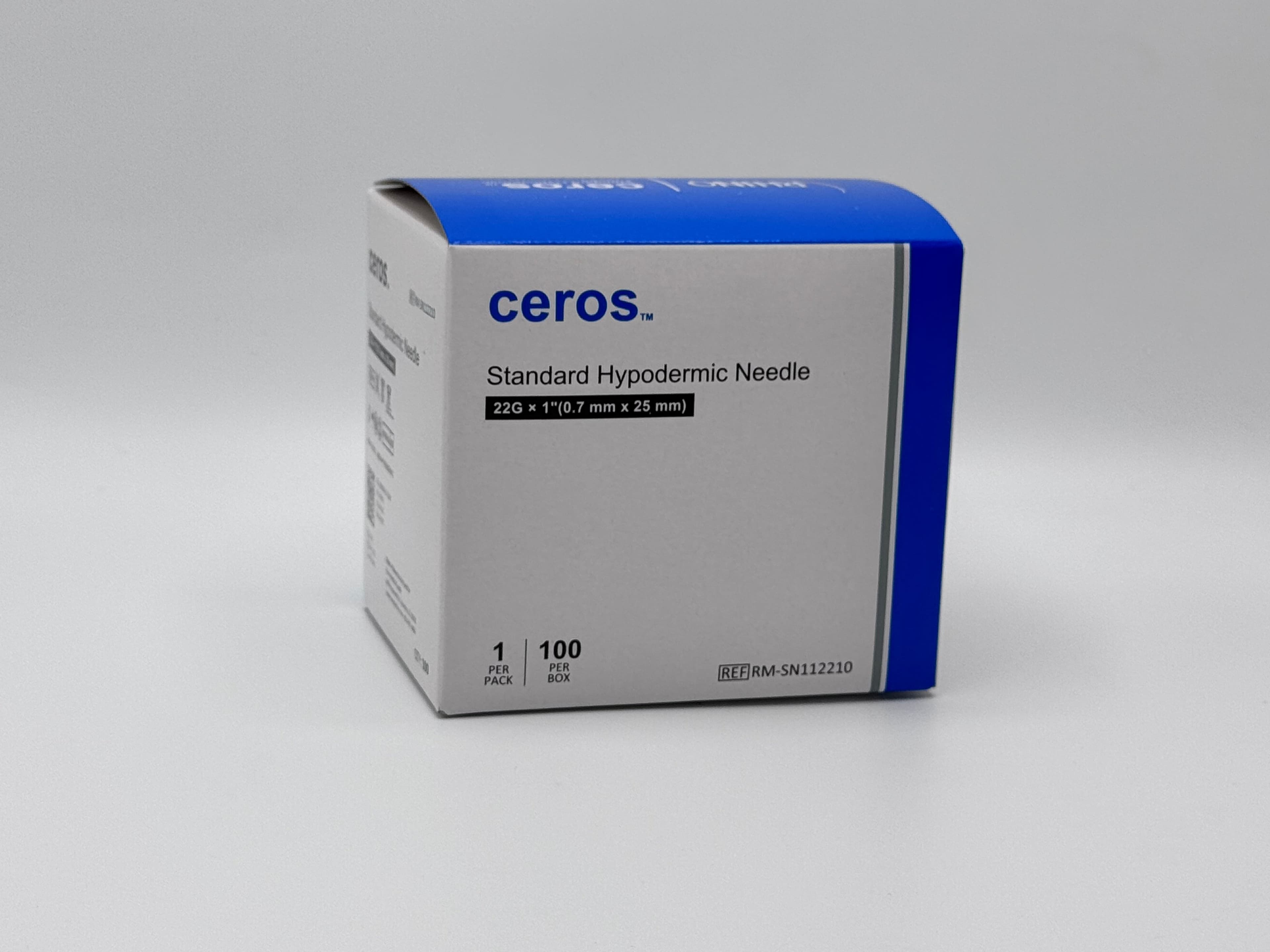 Ceros Standard Hypodermic Needle, 22 G x 1"
