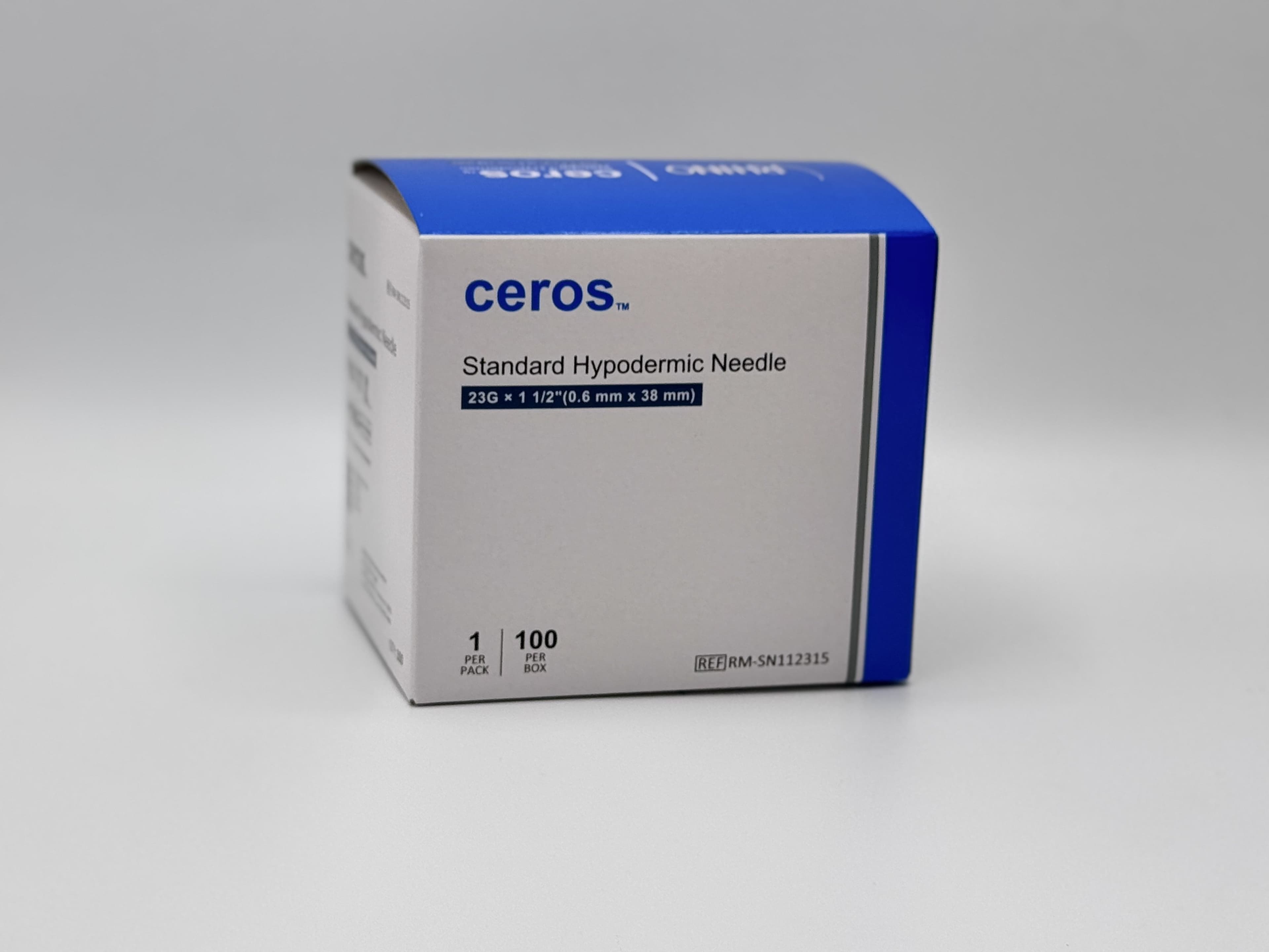 Ceros Standard Hypodermic Needle, 25 G x 5/8"